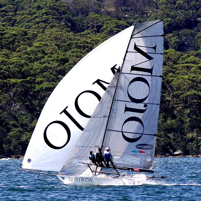 Mojo Wine in action during the recent Australian Championship © Frank Quealey /Australian 18 Footers League http://www.18footers.com.au
